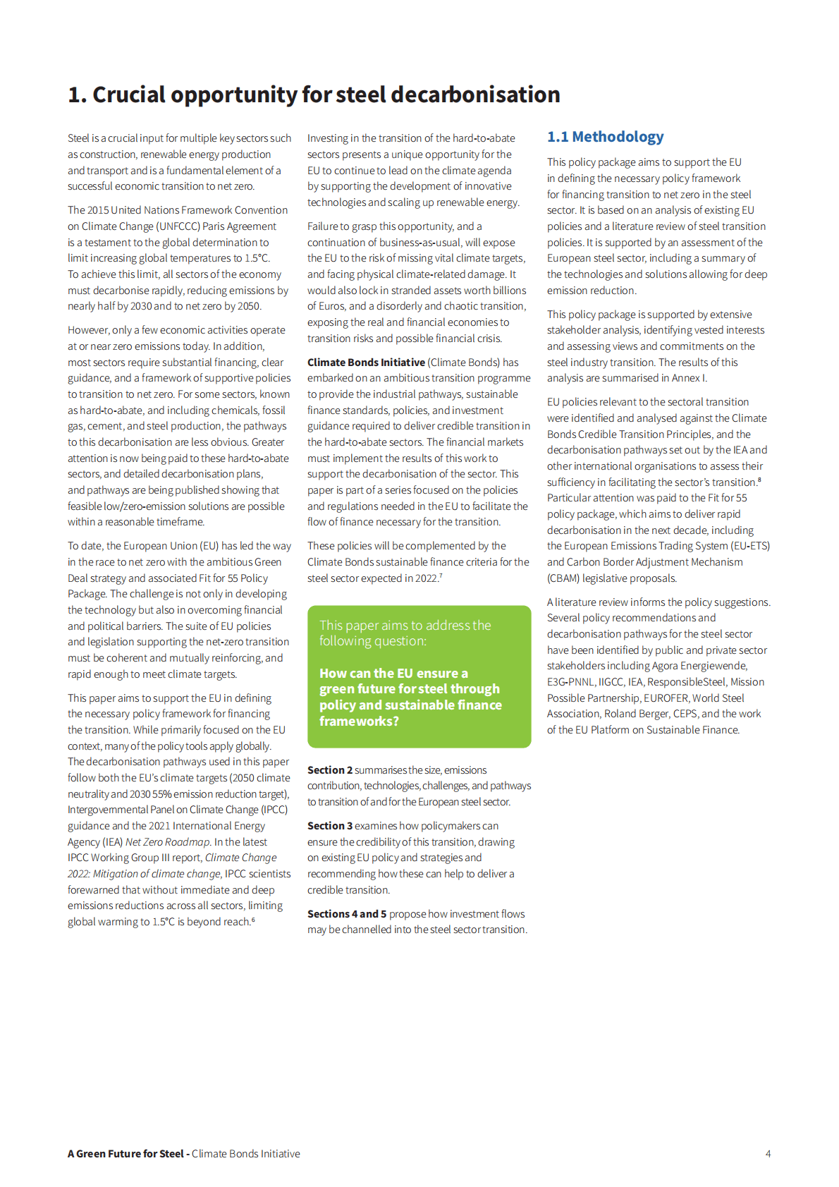 气候债券倡议组织：转型金融与钢铁的绿色未来【英文版】 第4页