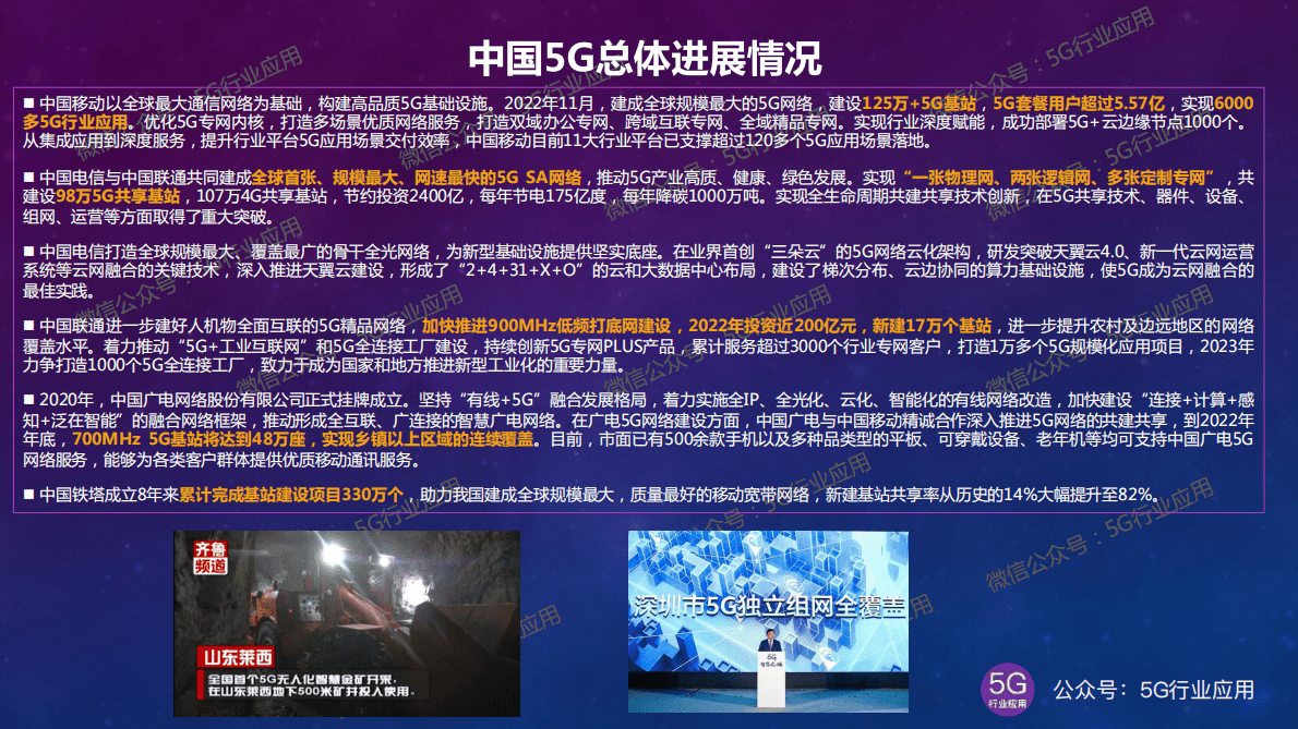 吴东升：5G最新进展深度解析2022版——国内市场篇 第4页