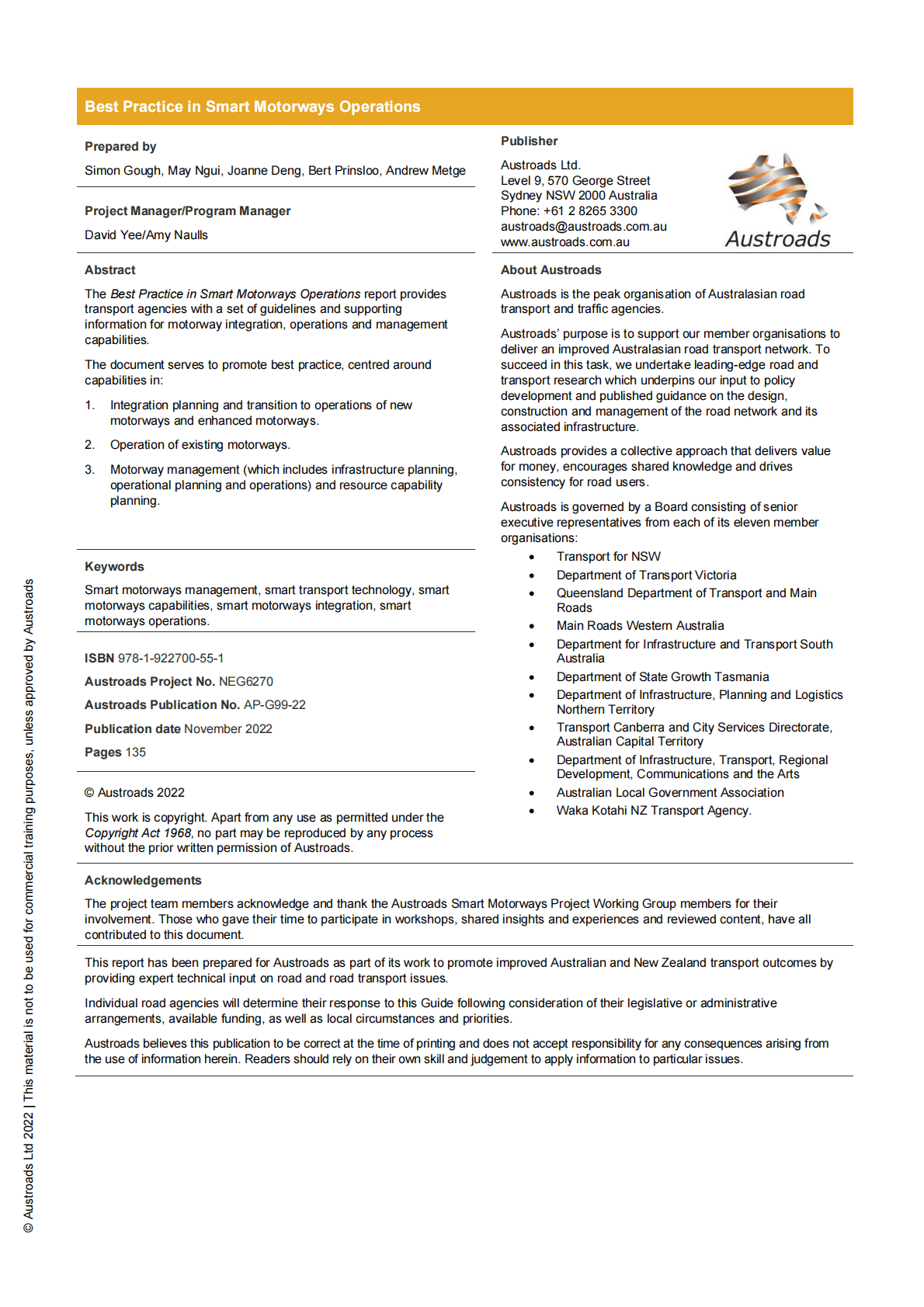 Austroads：智慧高速公路运营的最佳实践【英文版】 第2页
