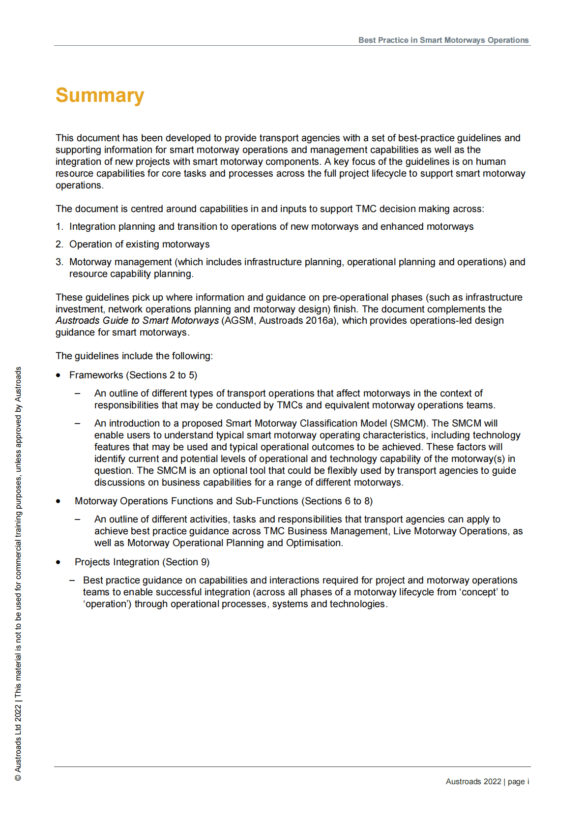 Austroads：智慧高速公路运营的最佳实践【英文版】 第3页