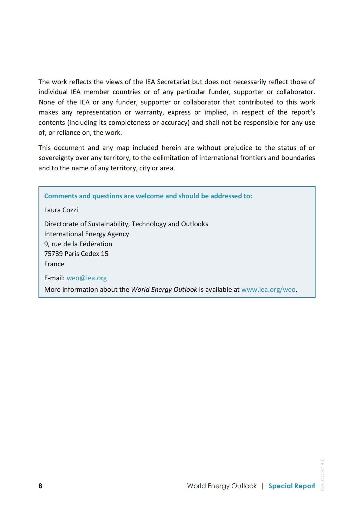 国际可再生能源署：世界能源展望特别报告&mdash;&mdash;热泵的未来【英文版】 第8页