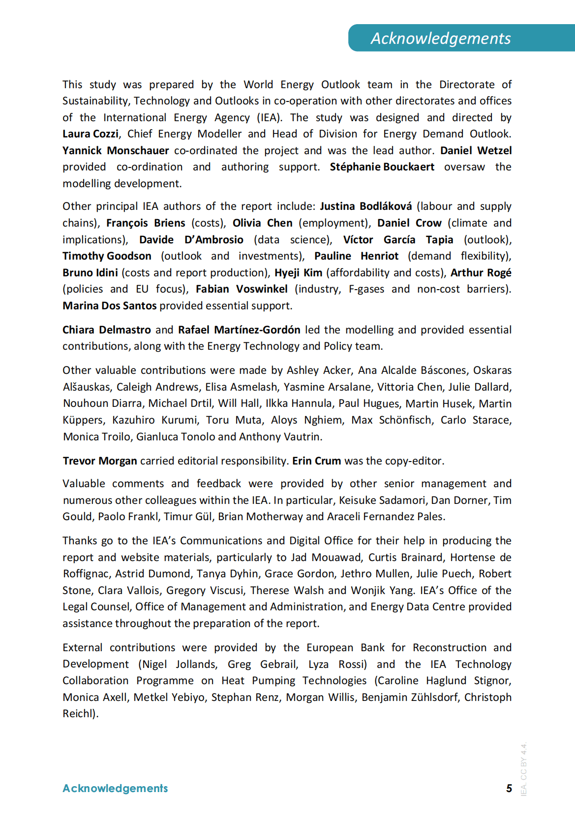 国际可再生能源署：世界能源展望特别报告&mdash;&mdash;热泵的未来【英文版】 第5页