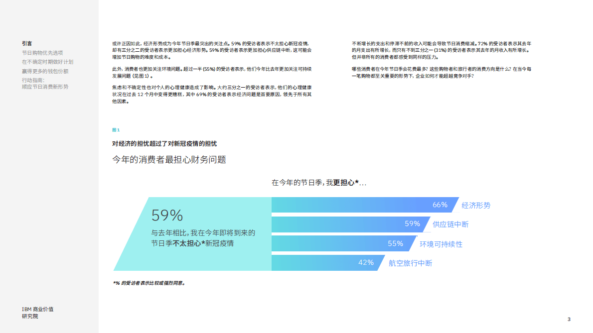 IBM：2022年节日季购物和旅游报告：顺应经济不确定时期的节日消费新形势 第3页