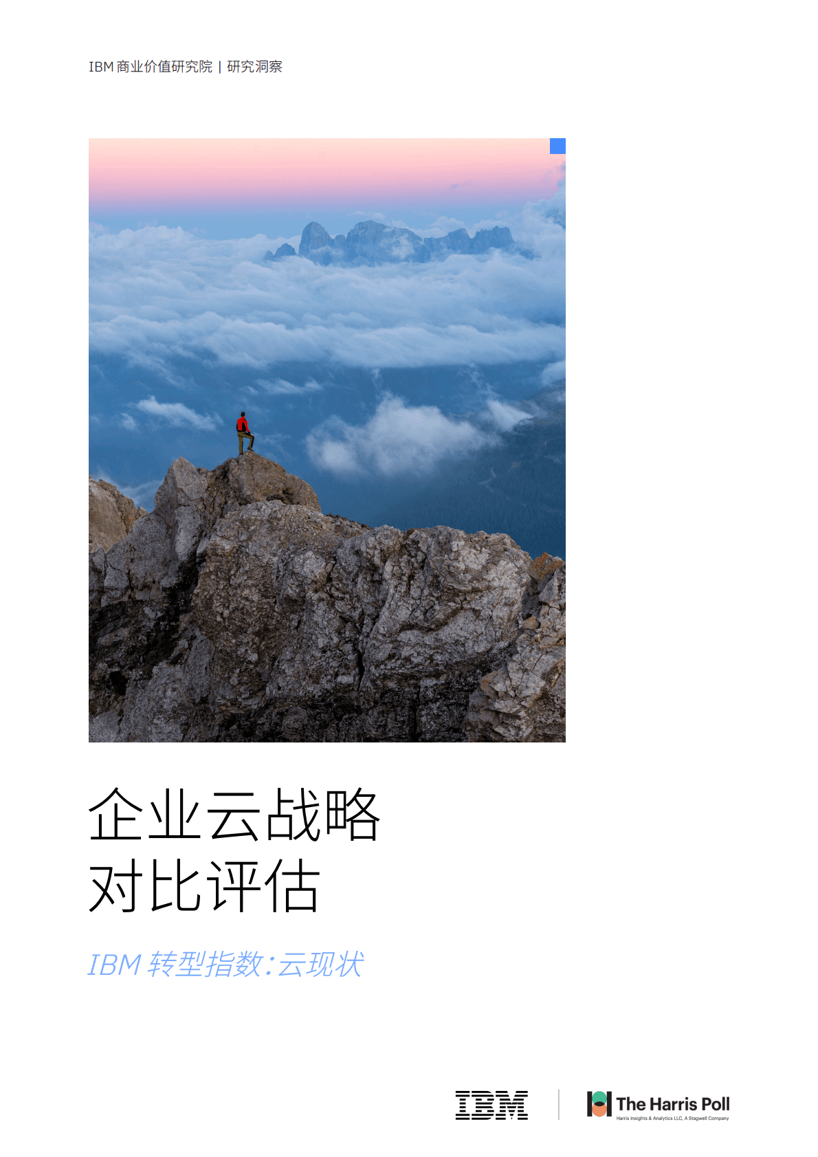 IBM：企业云战略对比评估： IBM转型指数：云现状 第1页