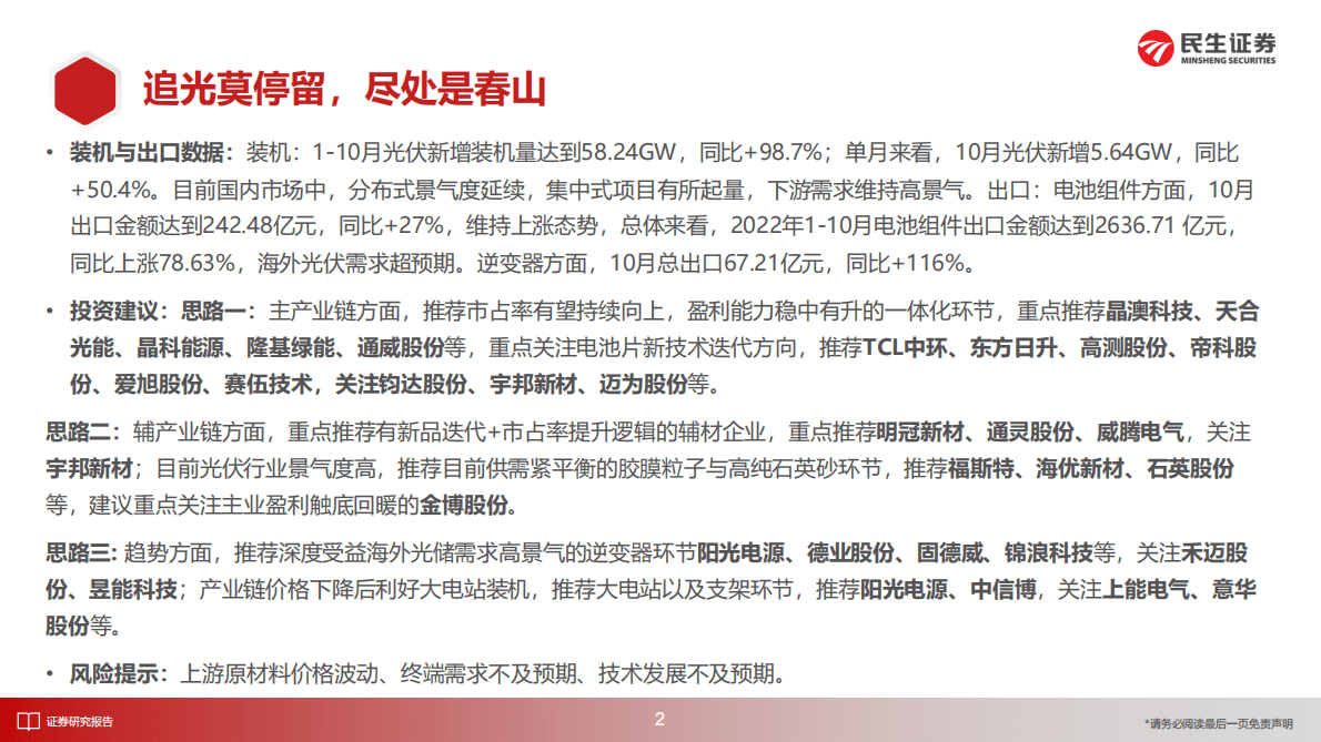 洞鉴光伏&middot;11月刊：追光莫停留，尽处是春山 第3页