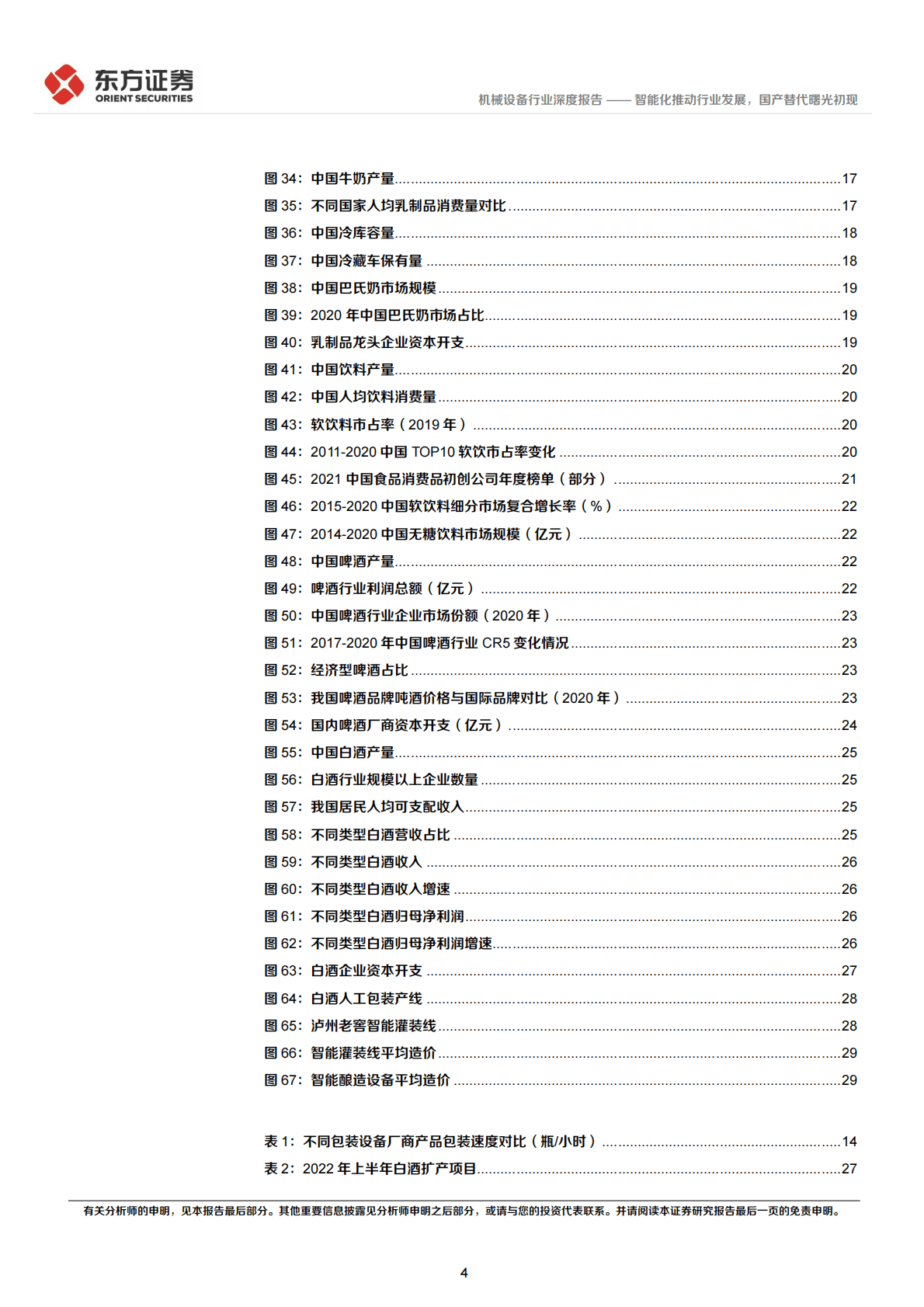 机械设备行业液态食品包装机械研究：智能化推动行业发展，国产替代曙光初现 第4页