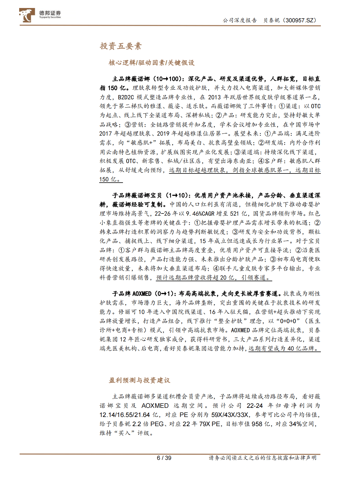 贝泰妮-单品牌到平台化，匠心者方行致远 第6页