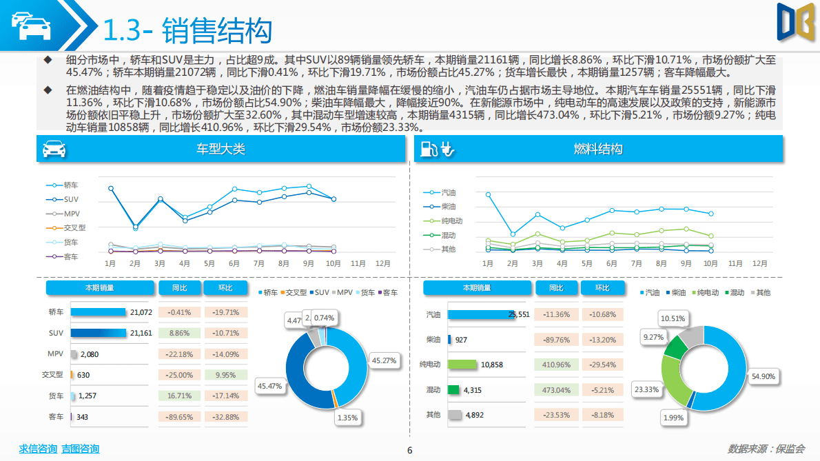 求信咨询：2022-10期广州市乘用车市场分析报告 第6页