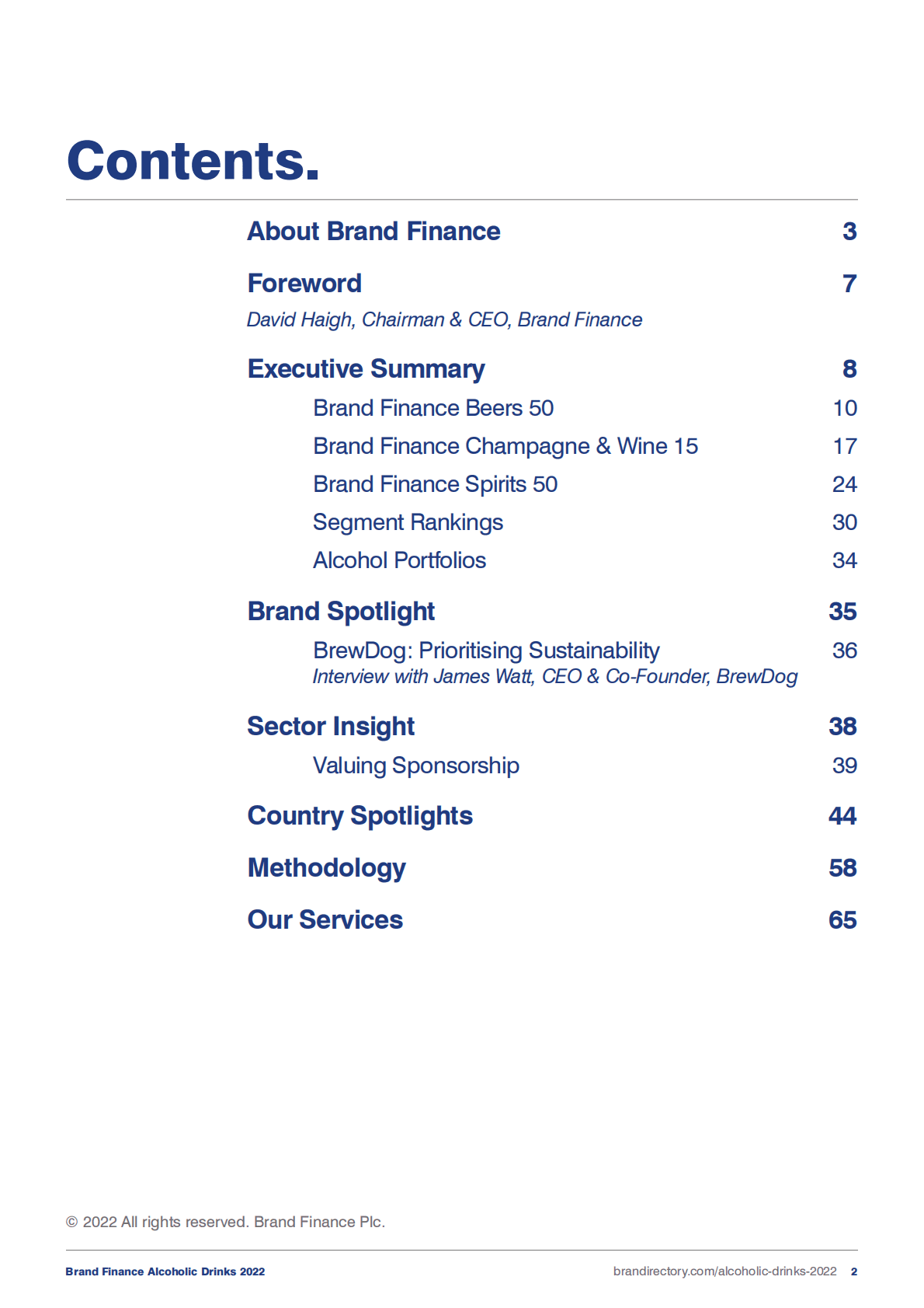 Brand Finance：2022年酒精饮料品牌榜报告【英文版】 第2页