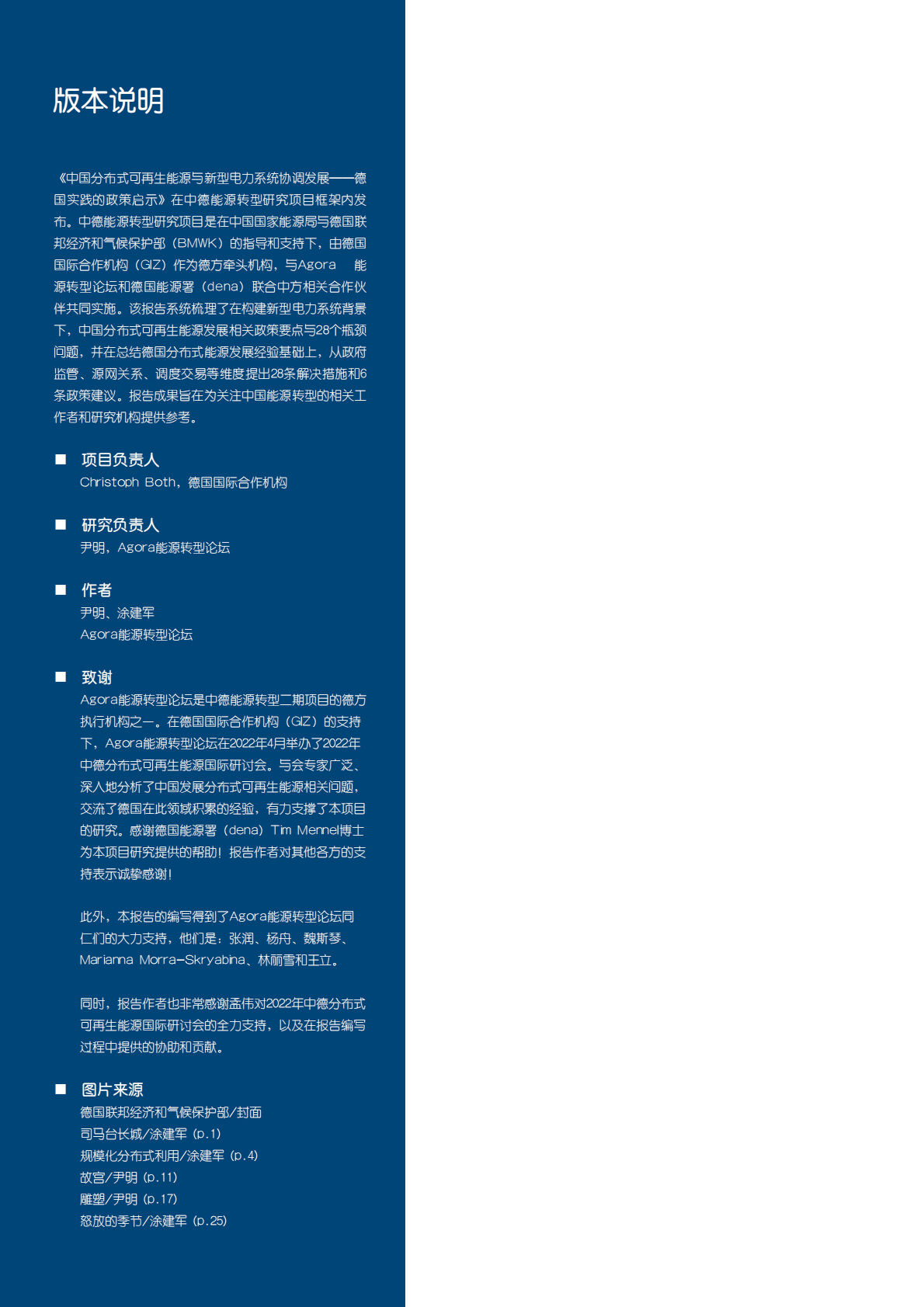 GIZ：中国分布式可再生能源与新型电力系统协调发展&mdash;&mdash;德国实践的政策启示 第2页