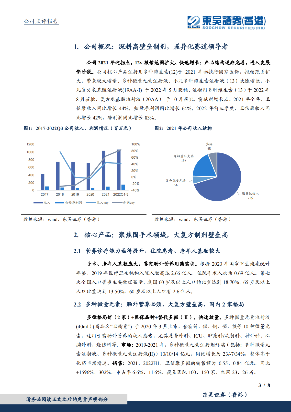 卫信康-深耕高壁垒制剂，差异化赛道领导者 第3页