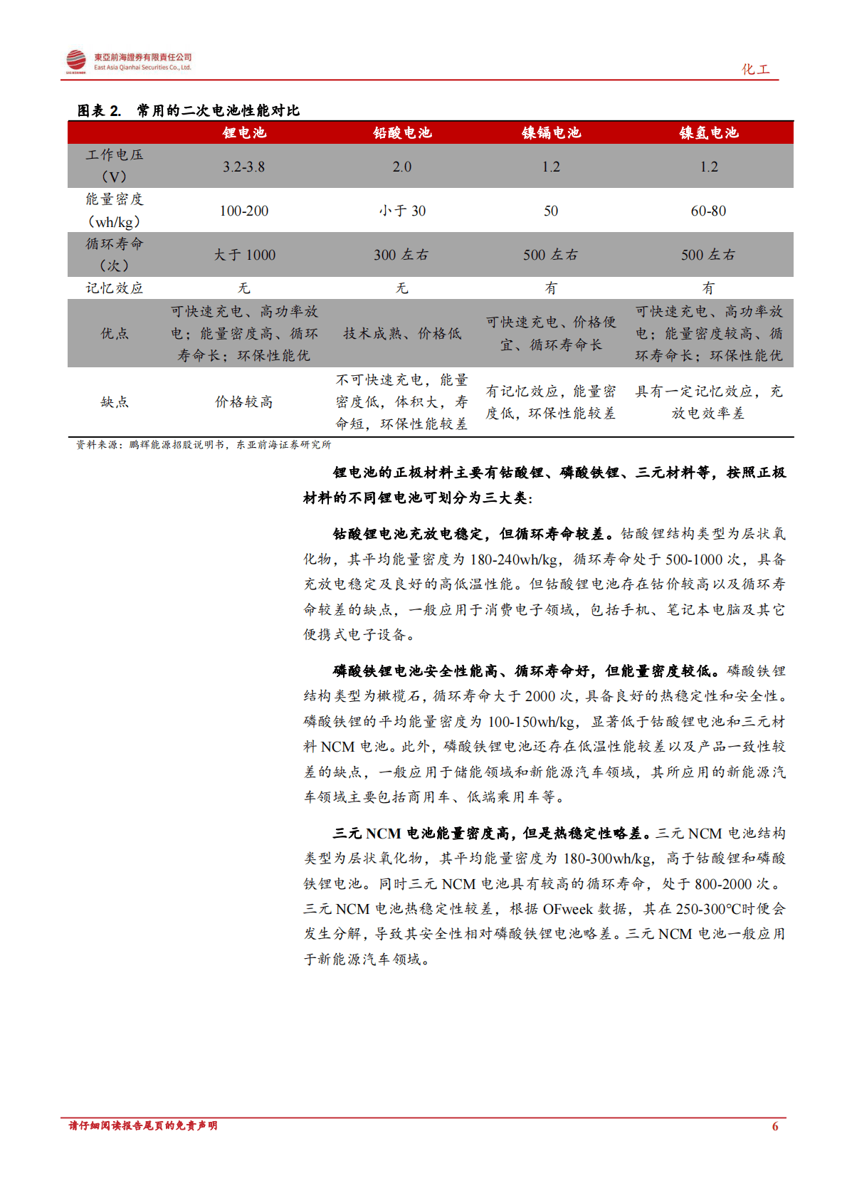 锂电池：动力储能双轮驱动，行业高景气延续 第6页