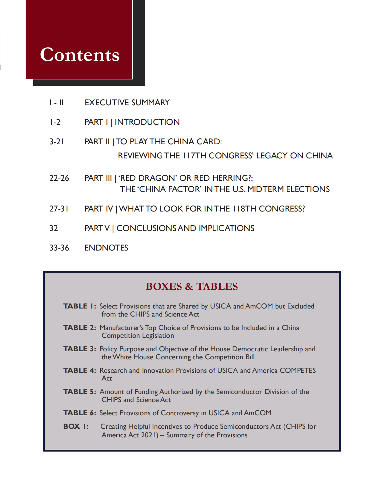 中美研究中心：美国国会的中国牌：对未来中美双边贸易和科技交流的影响（英） 第5页