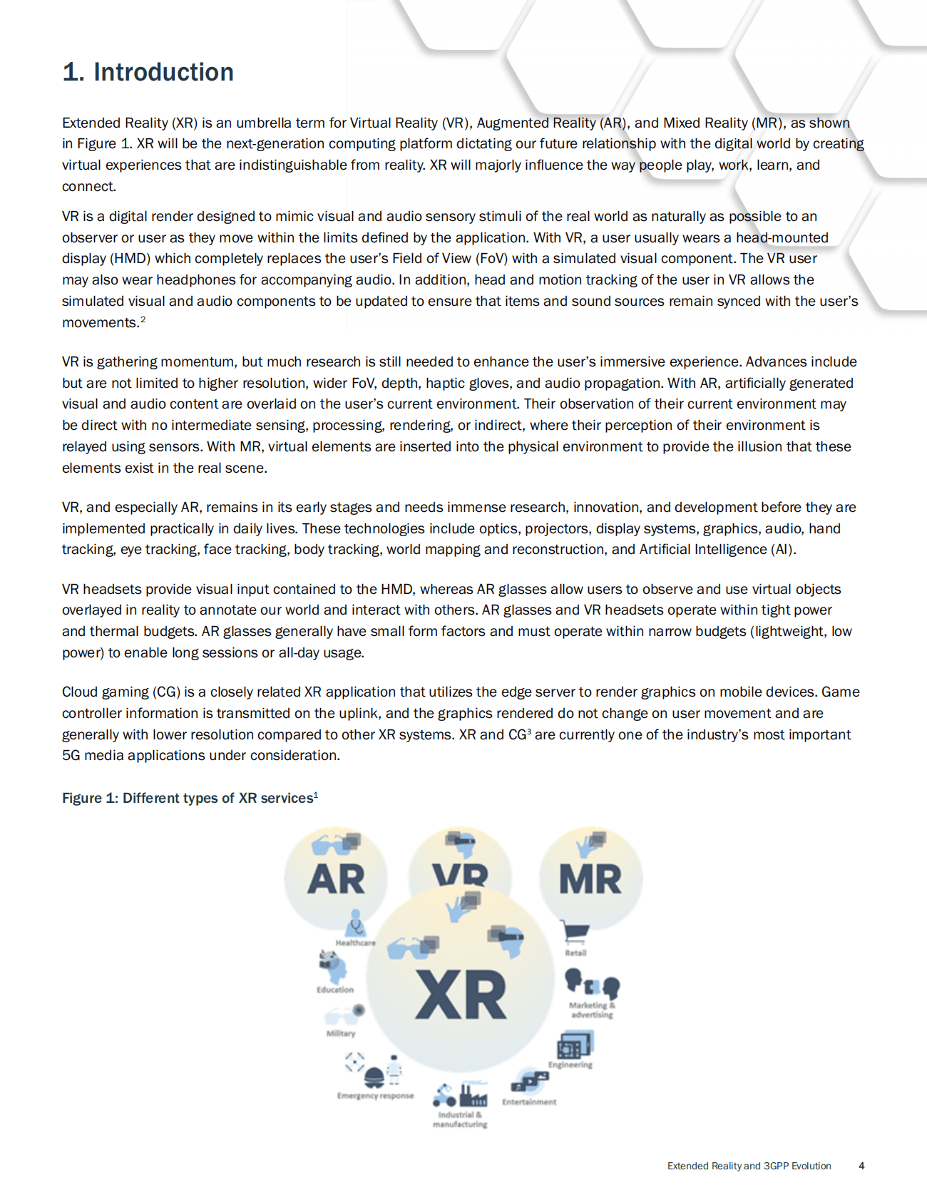 5G America：扩展现实和3GPP演进研究报告【英文版】 第4页