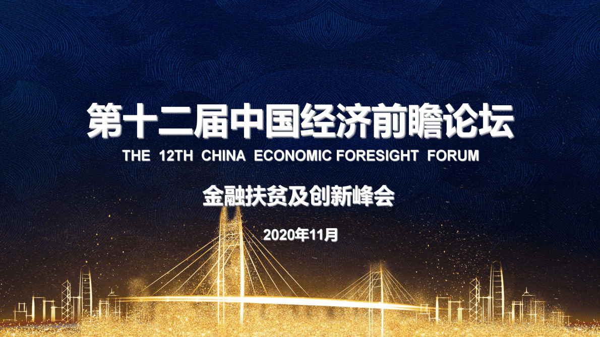 第十二届中国经济前瞻论坛 金融扶贫及创新峰会 第1页