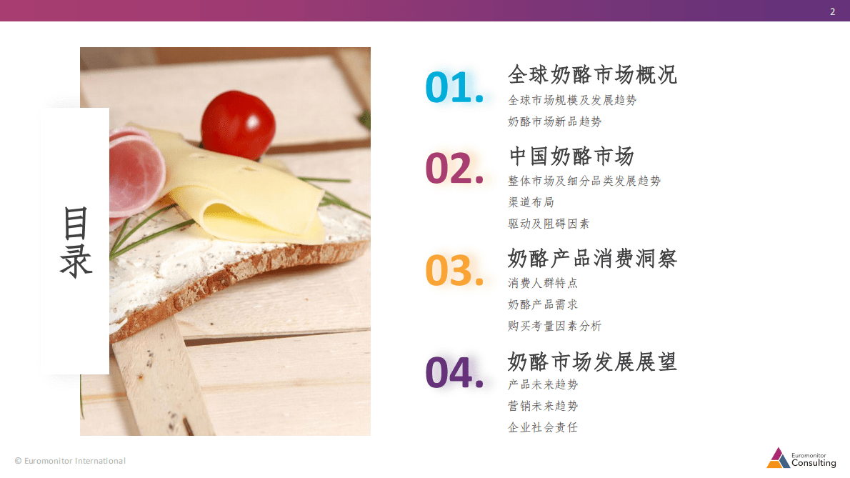 欧睿国际：全球及中国奶酪行业发展报告 第2页