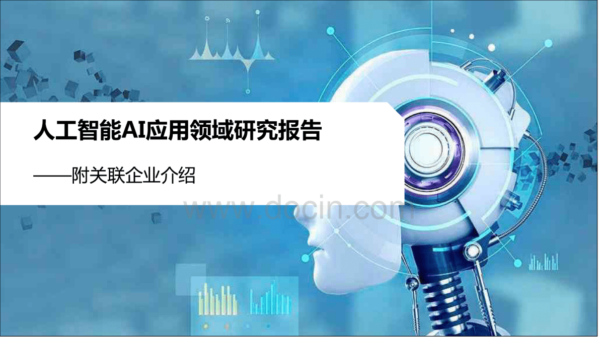 人工智能AI应用领域研究报告 第1页