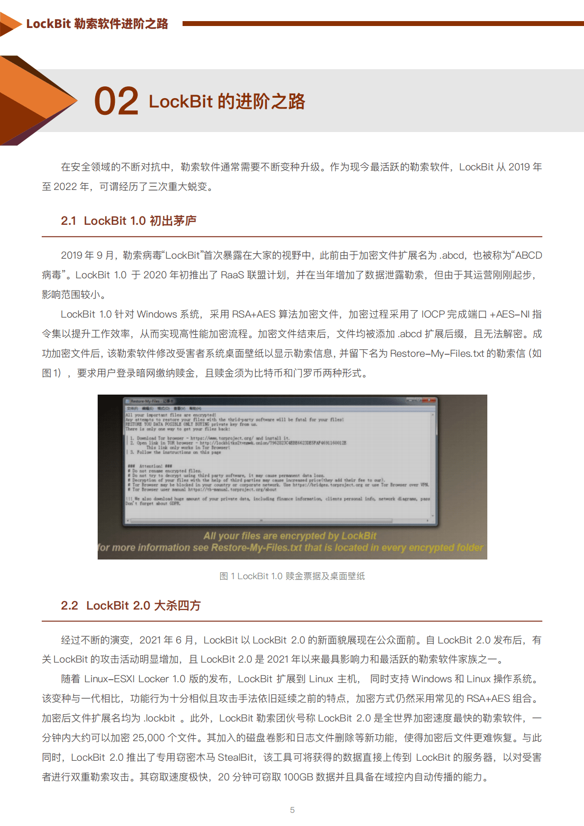 天际友盟：勒索软件系列报告之一丨LockBit勒索软件进阶之路 第5页