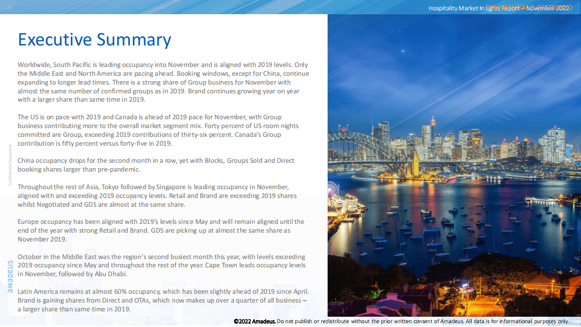 Amadeus：2022年酒店市场洞察报告（11月版） 第2页