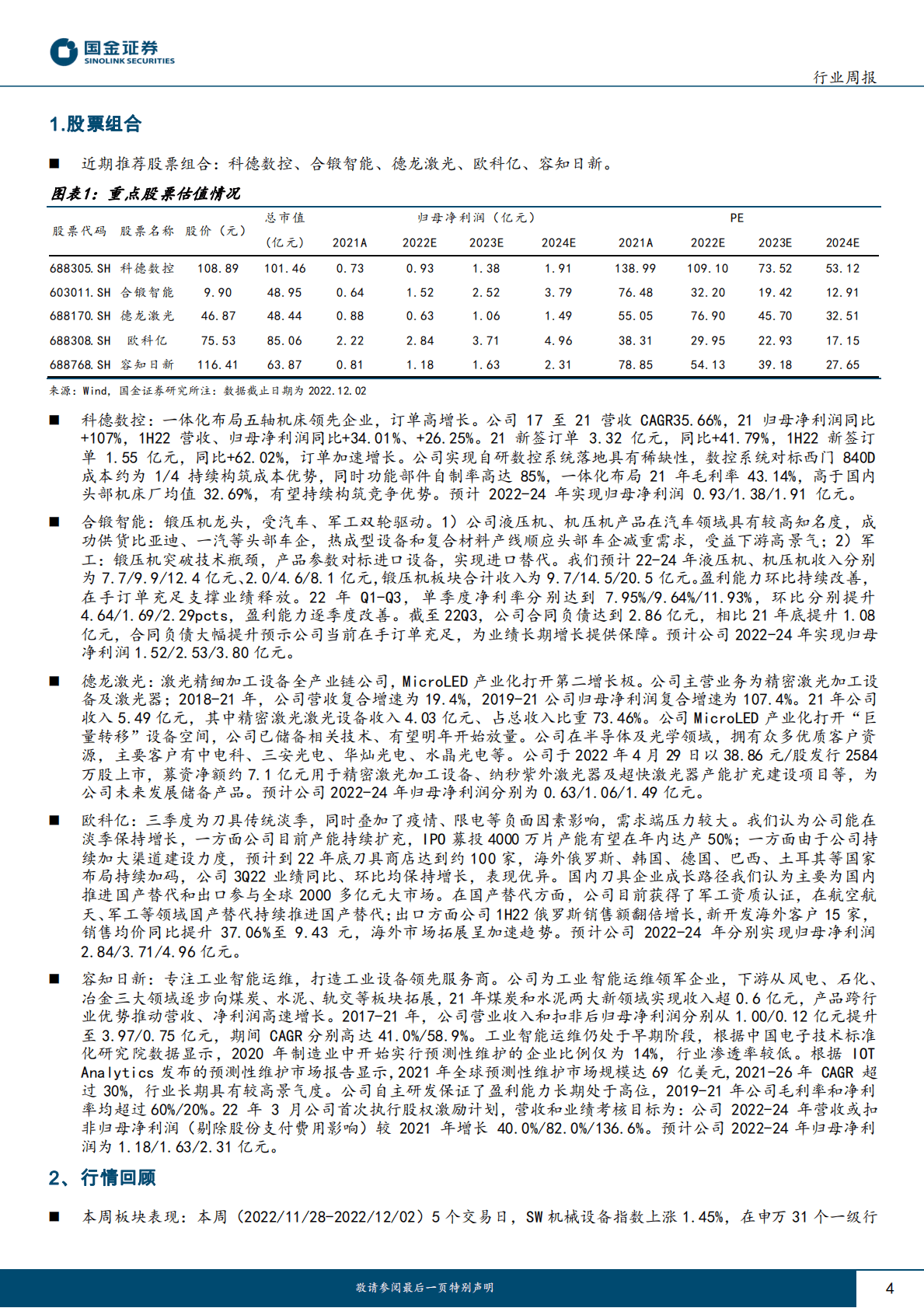 机械行业研究：制造业景气度承压，高端机床需求旺盛 第4页