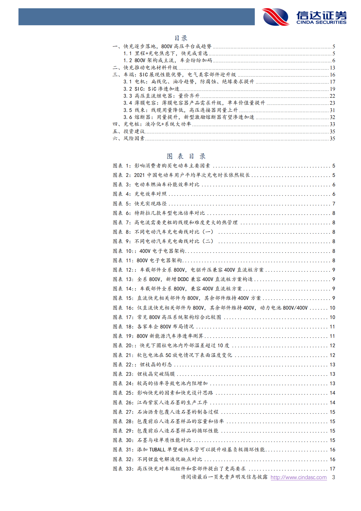 快充深度报告：800V高压架构大势所趋，材料与车端产业链共升级 第3页