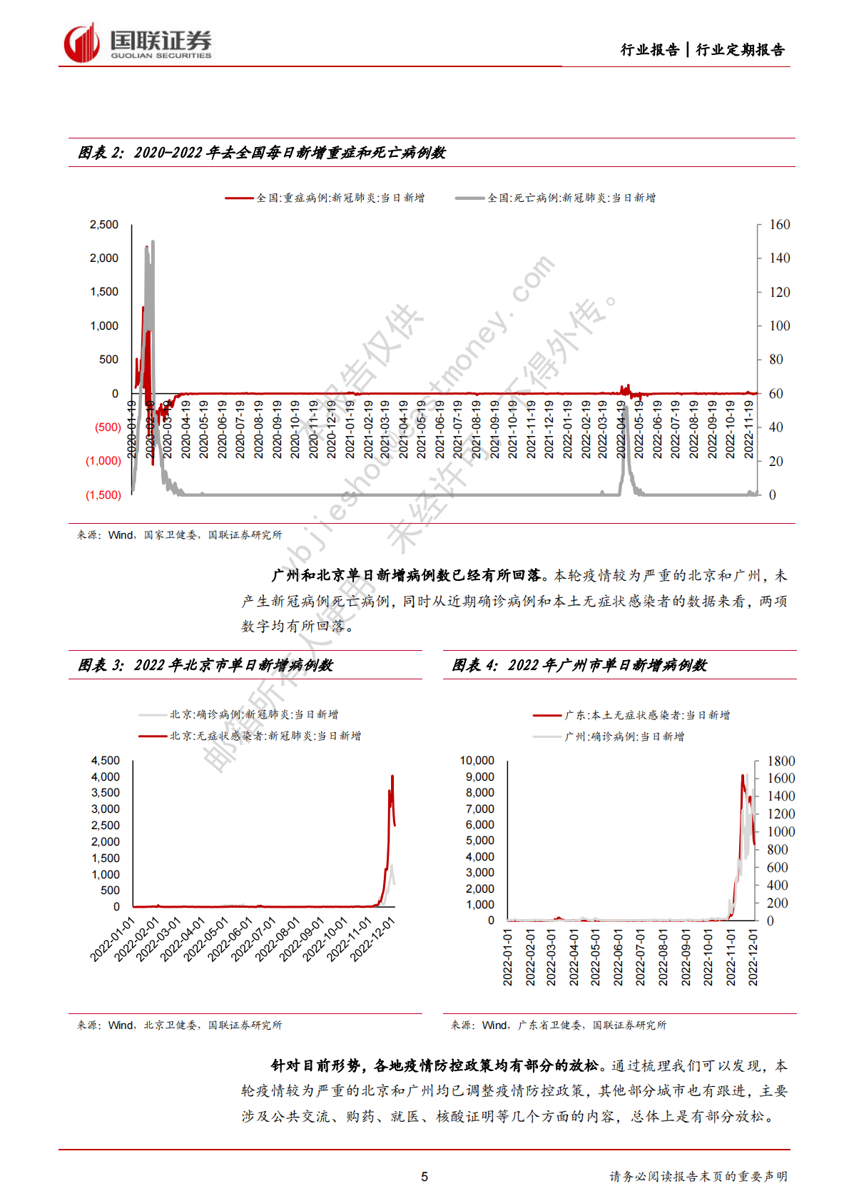 医药生物：疫情走向逐步明确，关注防疫主线和疫后复苏 第5页
