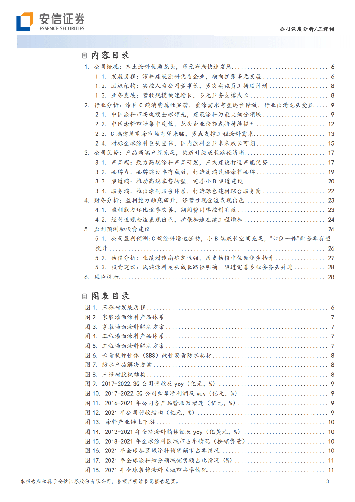 三棵树-民族涂料龙头成长路径清晰，加强高端零售布局小B发力 第3页