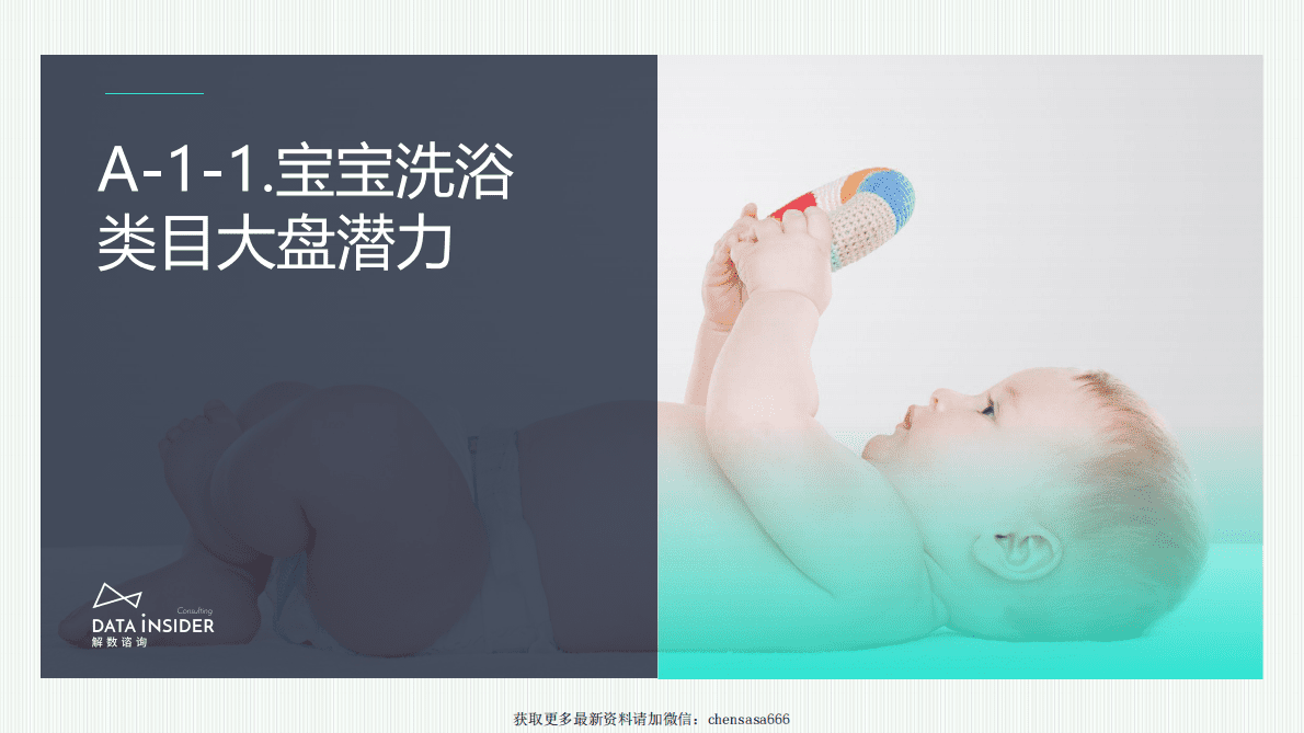 解数咨询：宝宝洗浴护肤行业数据拆解分析报告（28页简版） 第2页