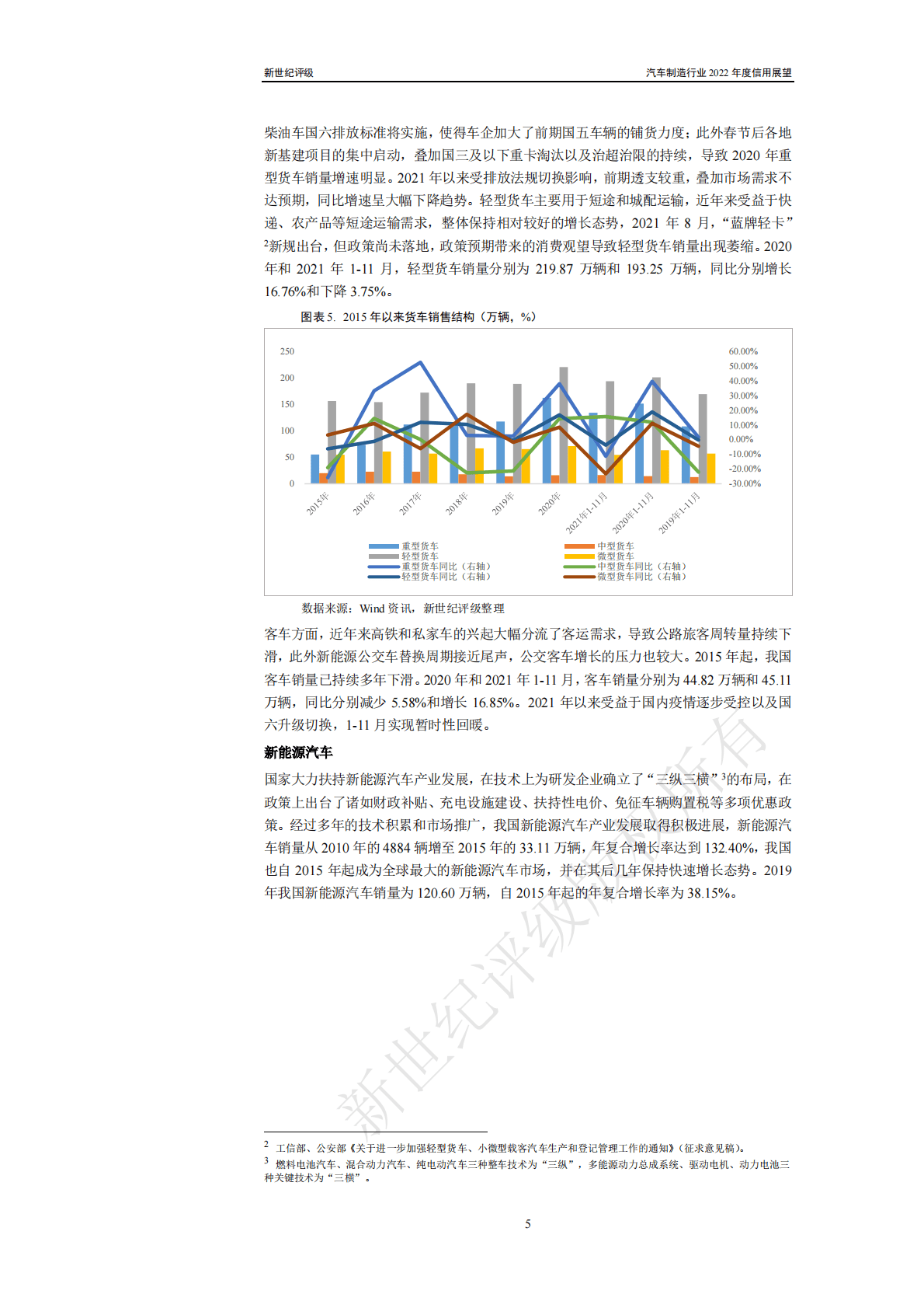 新世纪评级：汽车制造行业2022年度信用展望 第5页
