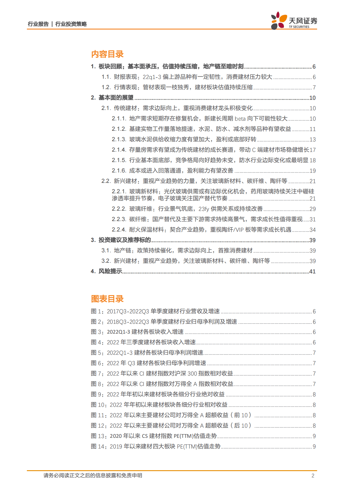 建筑材料：建材2023年度策略：关注地产需求积极变化及新兴建材 第2页