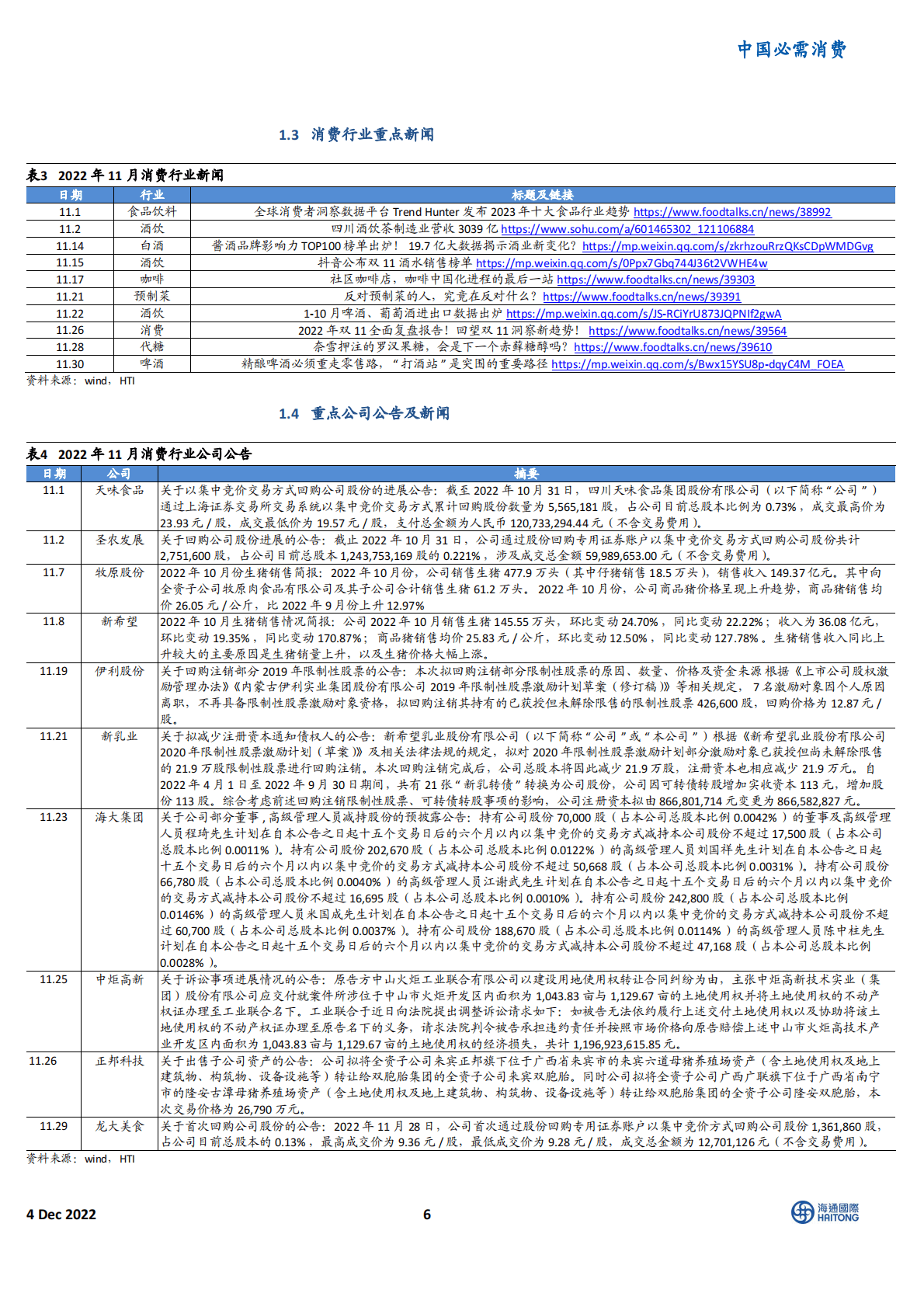 消费行业2023年度投资策略：消费恢复仍有波折，投资先必选后可选 第6页