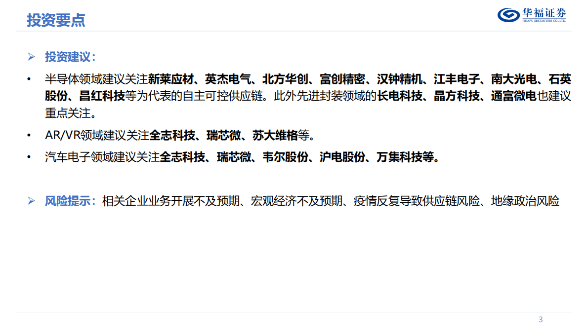 2023年度电子行业策略报告：风物长宜放眼量，穿越周期看成长 第3页