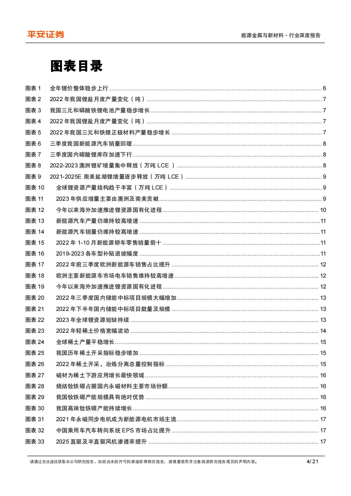 能源金属与新材料行业2023年年度策略报告：锂峰绵不绝，稀土复相续 第4页