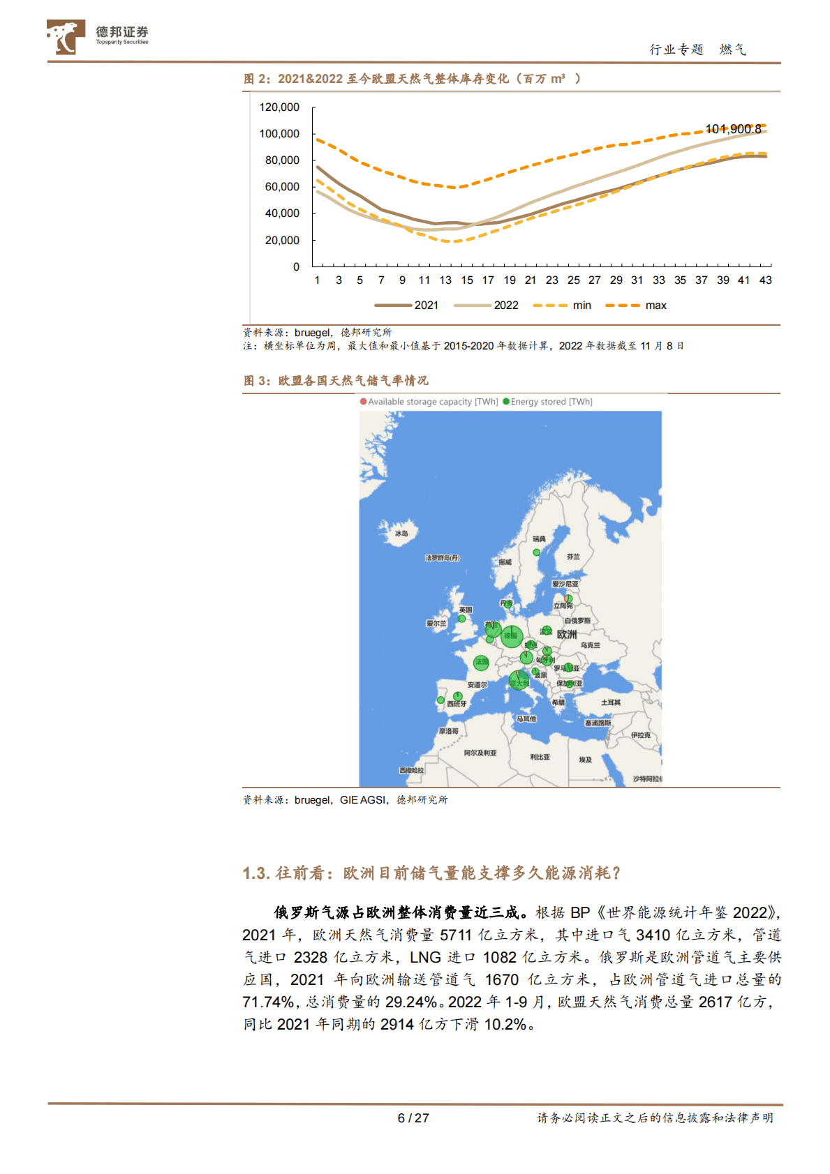 天然气行业系列报告（一）：欧洲市场——供需失调或将继续，再平衡任重道远 第6页