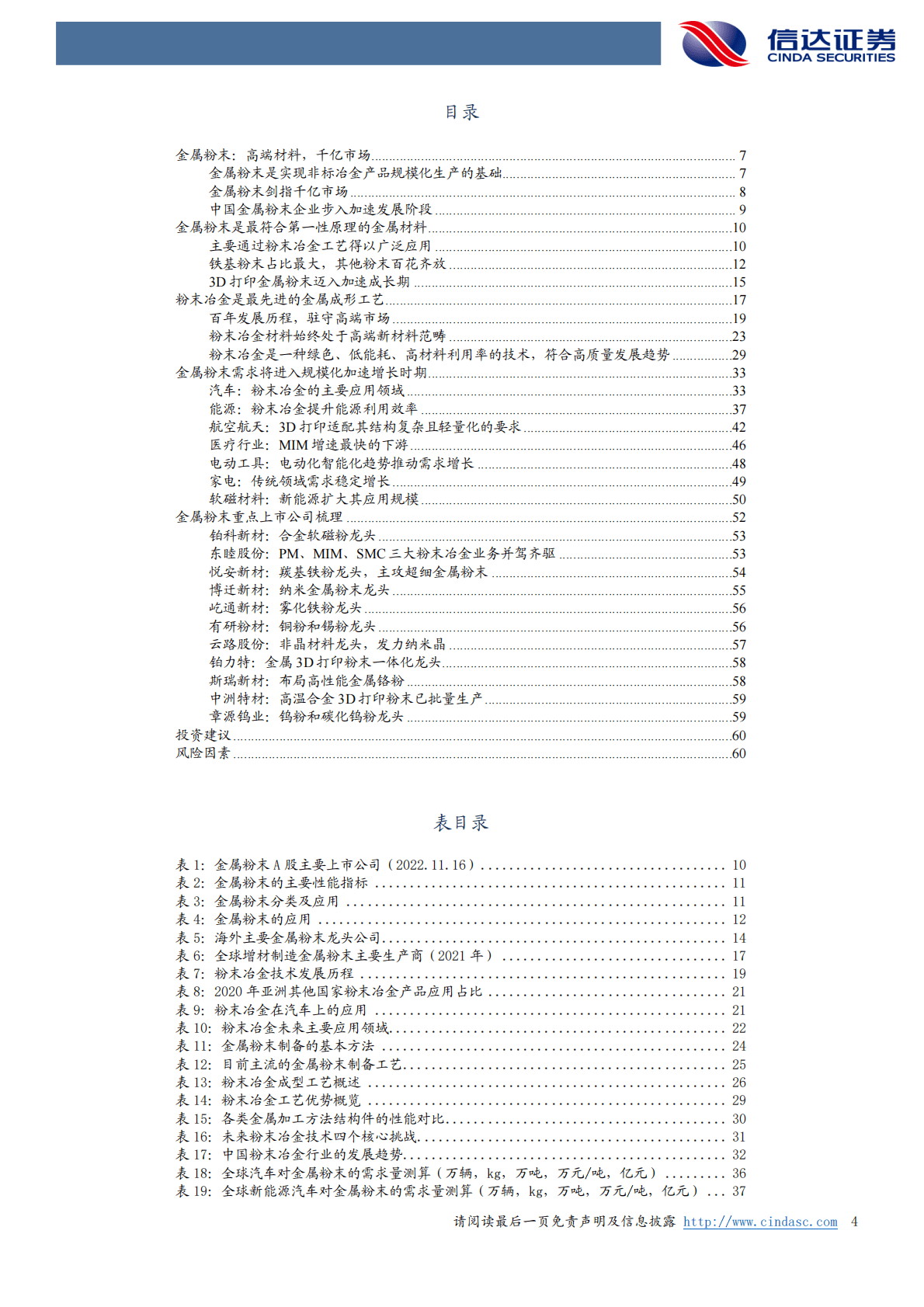 金属粉末行业专题报告：金属粉末：高端材料，千亿市场 第4页