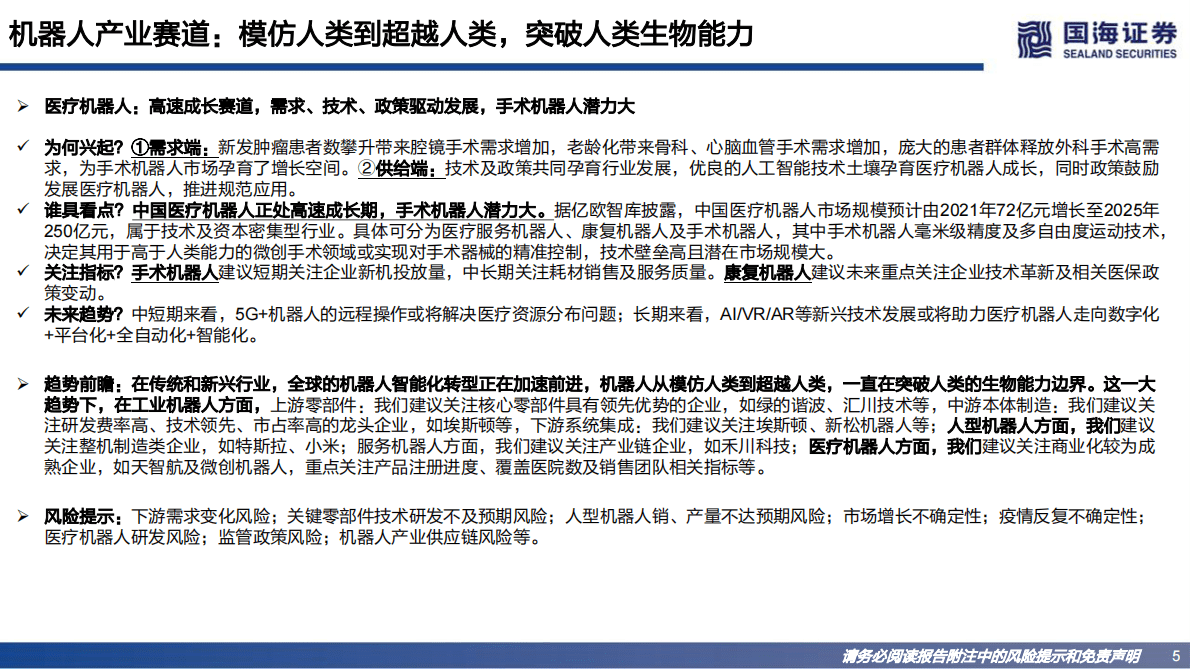 全球机器人产业研究之应用框架：孕育人类&ldquo;奇点&rdquo;时刻 第5页