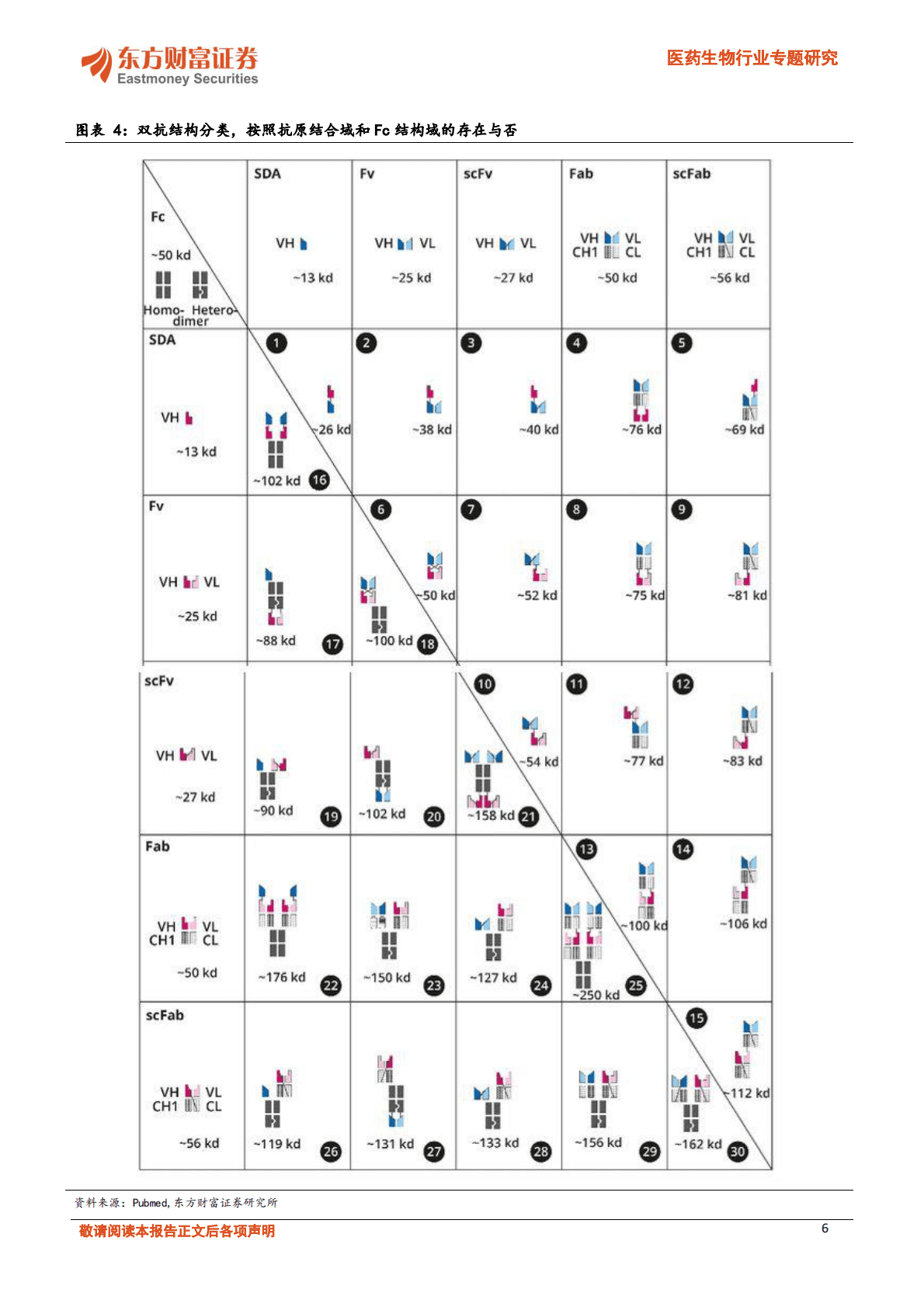 医药生物行业专题研究：创新药之双抗：平台技术百花齐放，同靶点可实现差异化 第6页