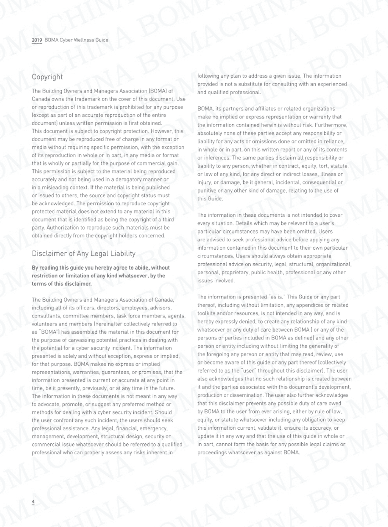 BOMA：2019楼宇网络安防指南-商业地产建筑运营中的网络风险 第4页