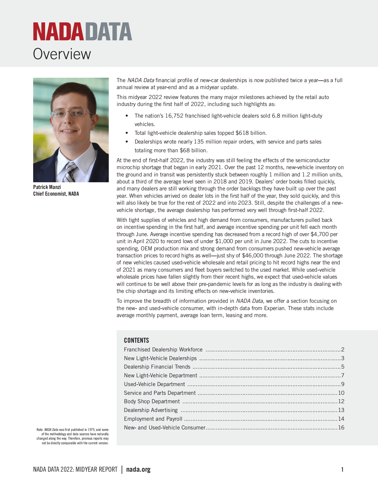 NADA：2022年中期美国汽车授权经销商报告【英文版】 第2页