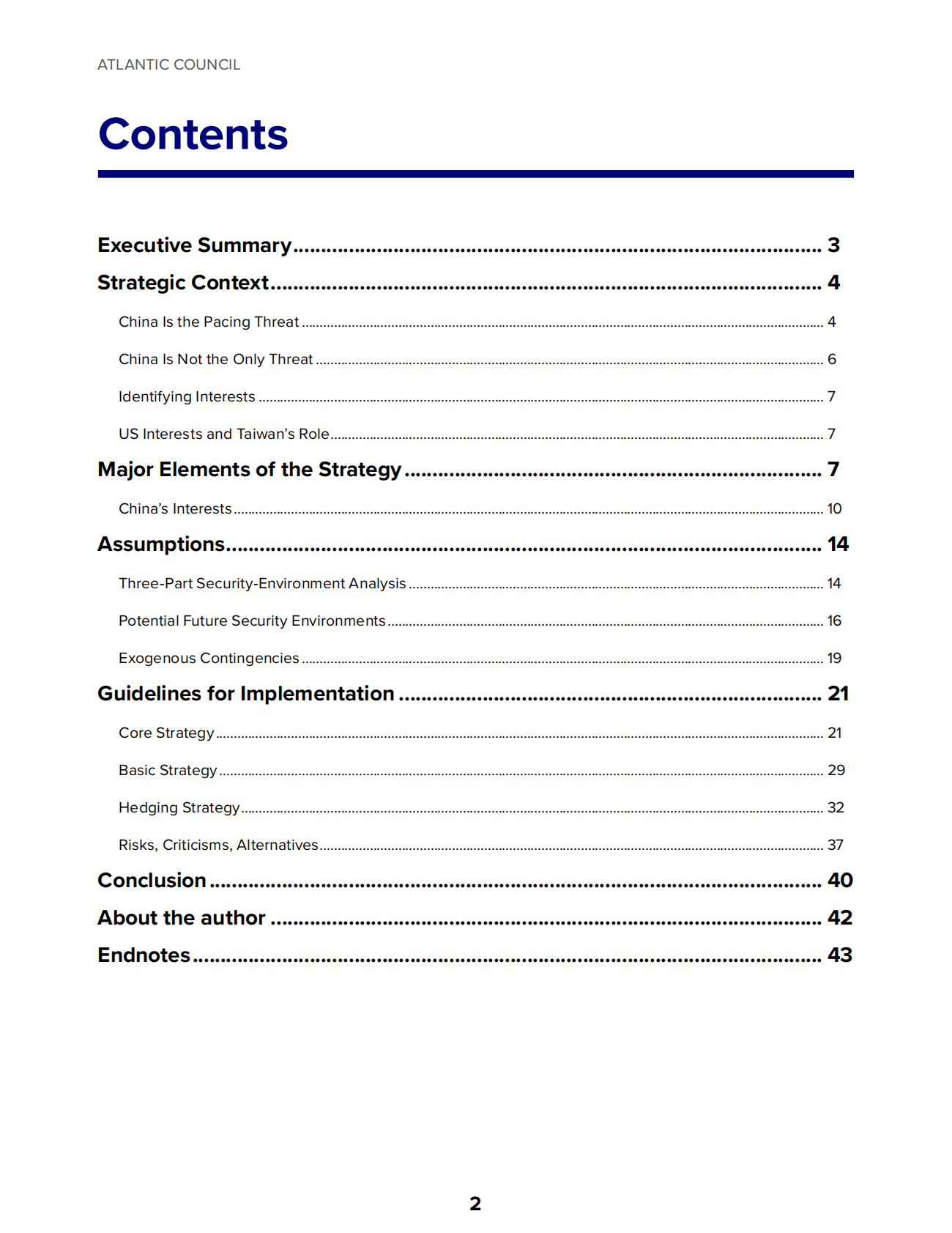 大西洋理事会：台湾：在印太遏制中国的关键【英文版】 第4页