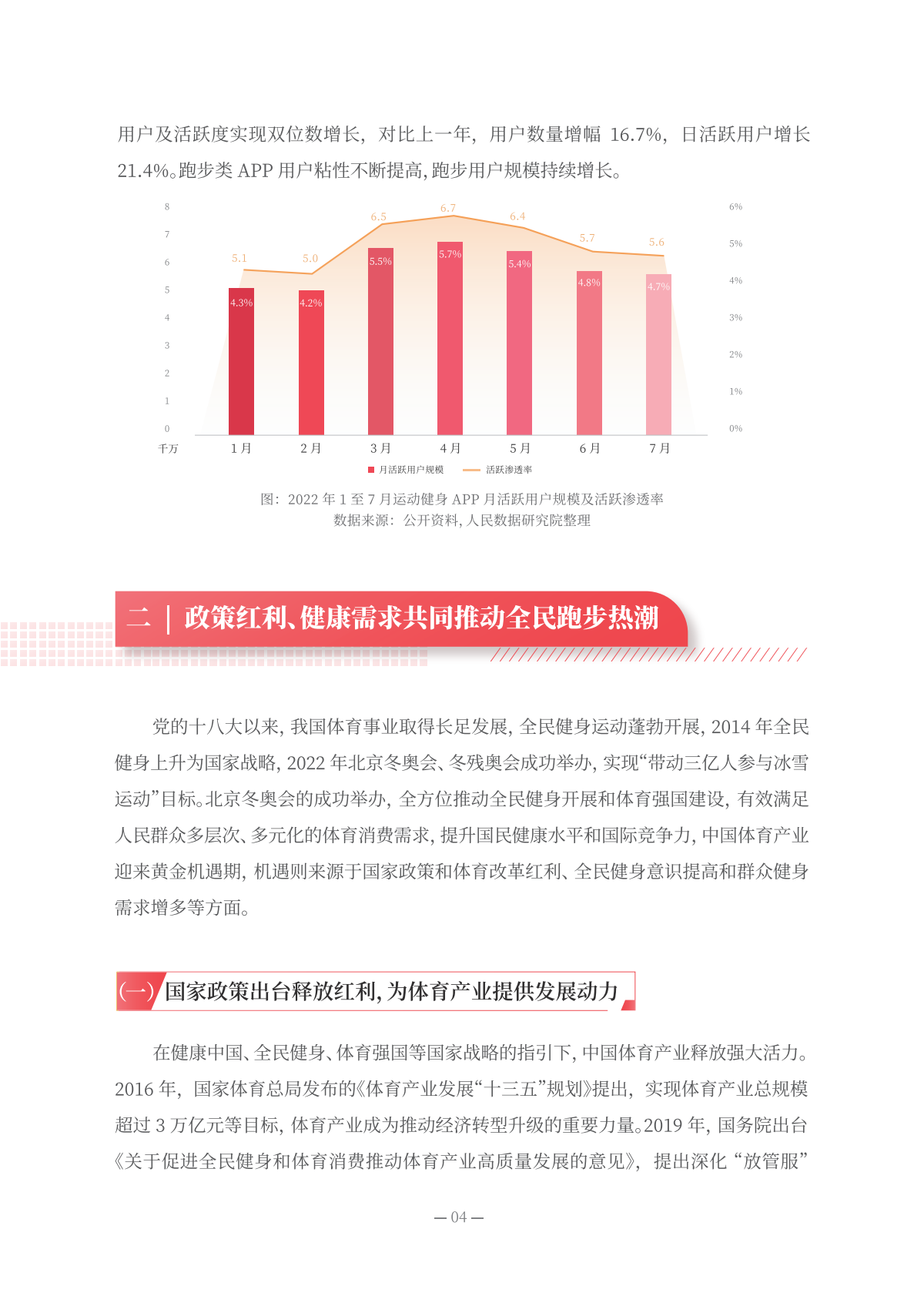 人民数据研究院：2022全民跑步运动健康报告 第6页