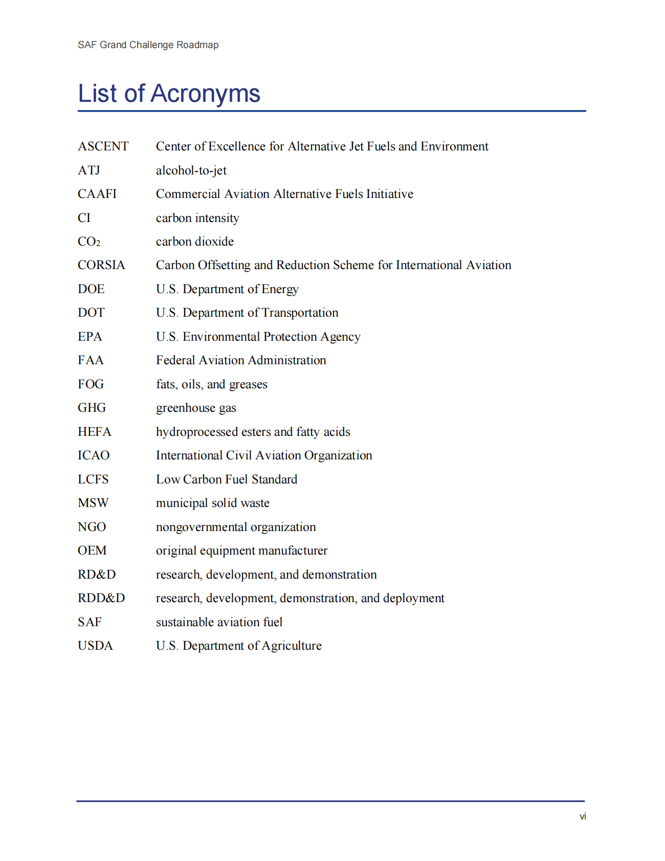 USDA：可持续航空燃料大挑战【英文版】 第6页
