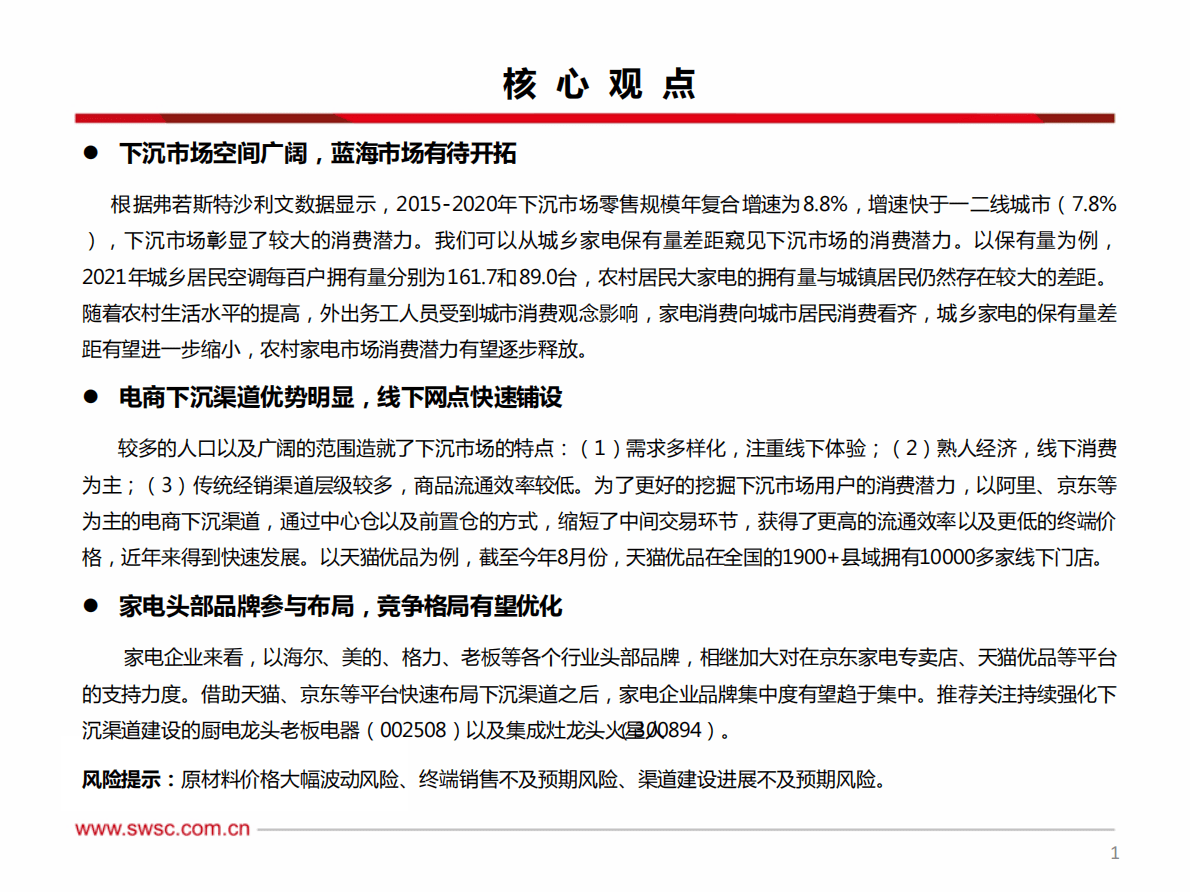 家电渠道专题系列之一：电商下沉赋能&ldquo;夫妻店&rdquo;，精准定位小镇市场 第2页