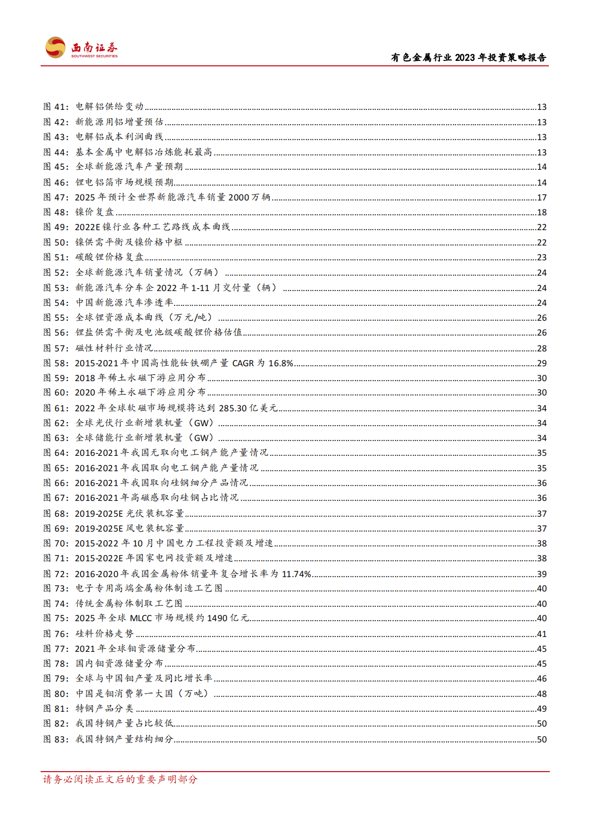 有色金属行业2023年投资策略报告：重视需求共振复苏，紧握光储景气赛道 第5页
