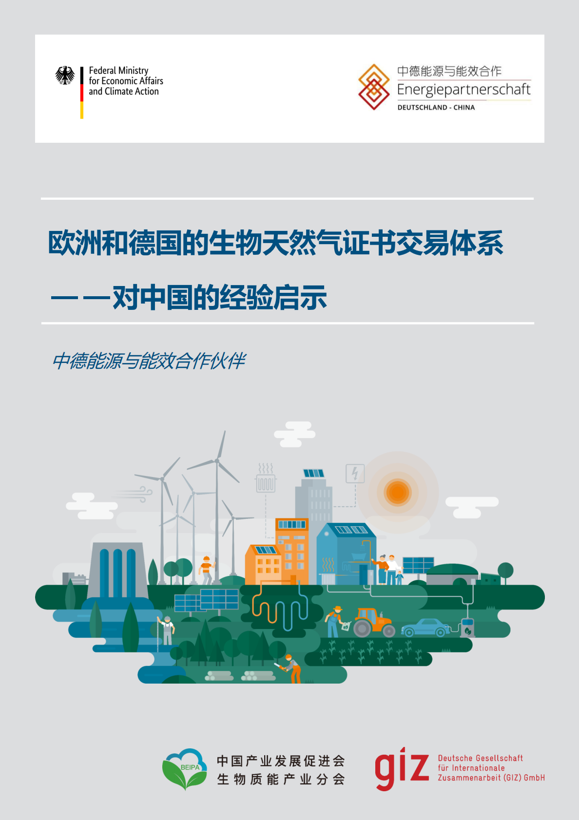 GIZ：欧洲和德国生物天然气证书交易体系——对中国的经验启示 第1页