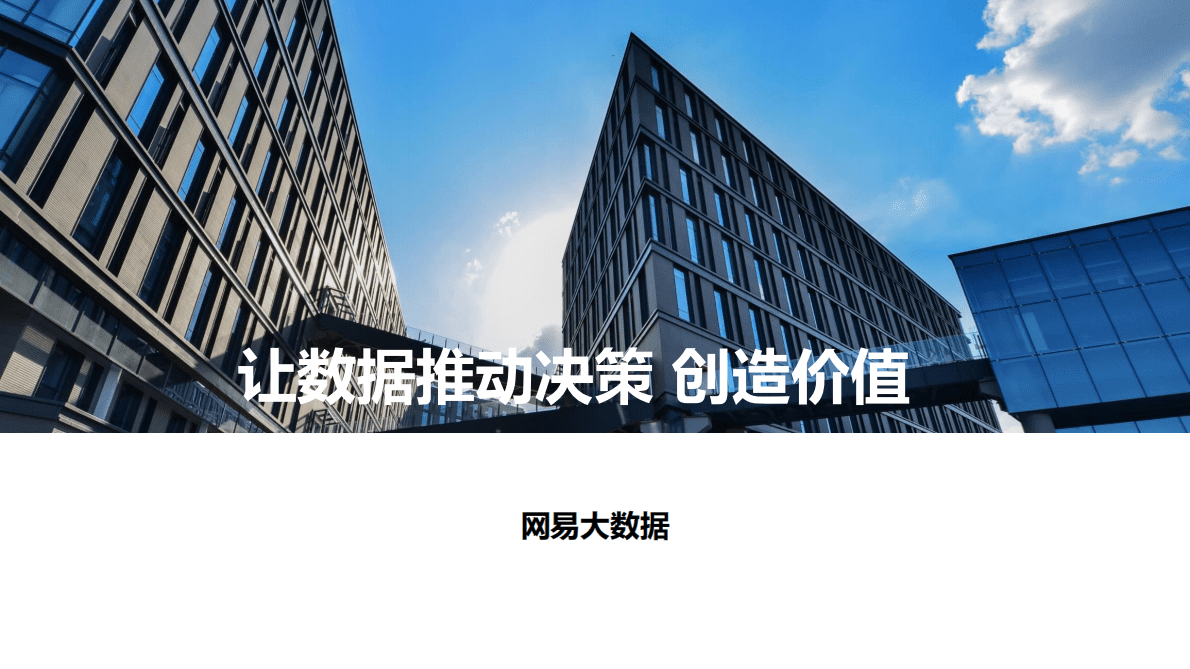 网易大数据：让数据推动决策创造价值 第1页