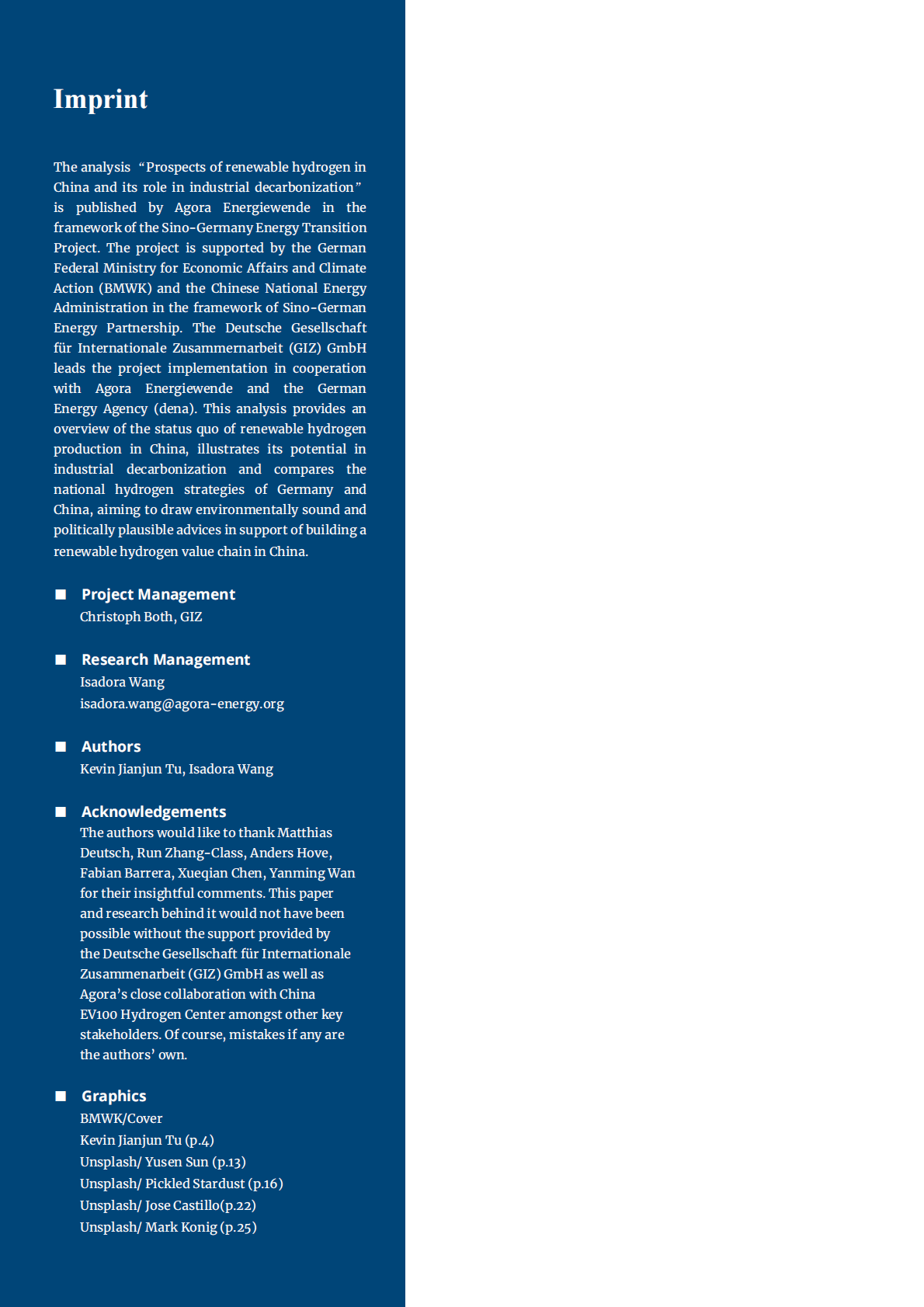 GIZ：可再生氢在中国的前景及在工业脱碳中的作用【英文版】 第2页