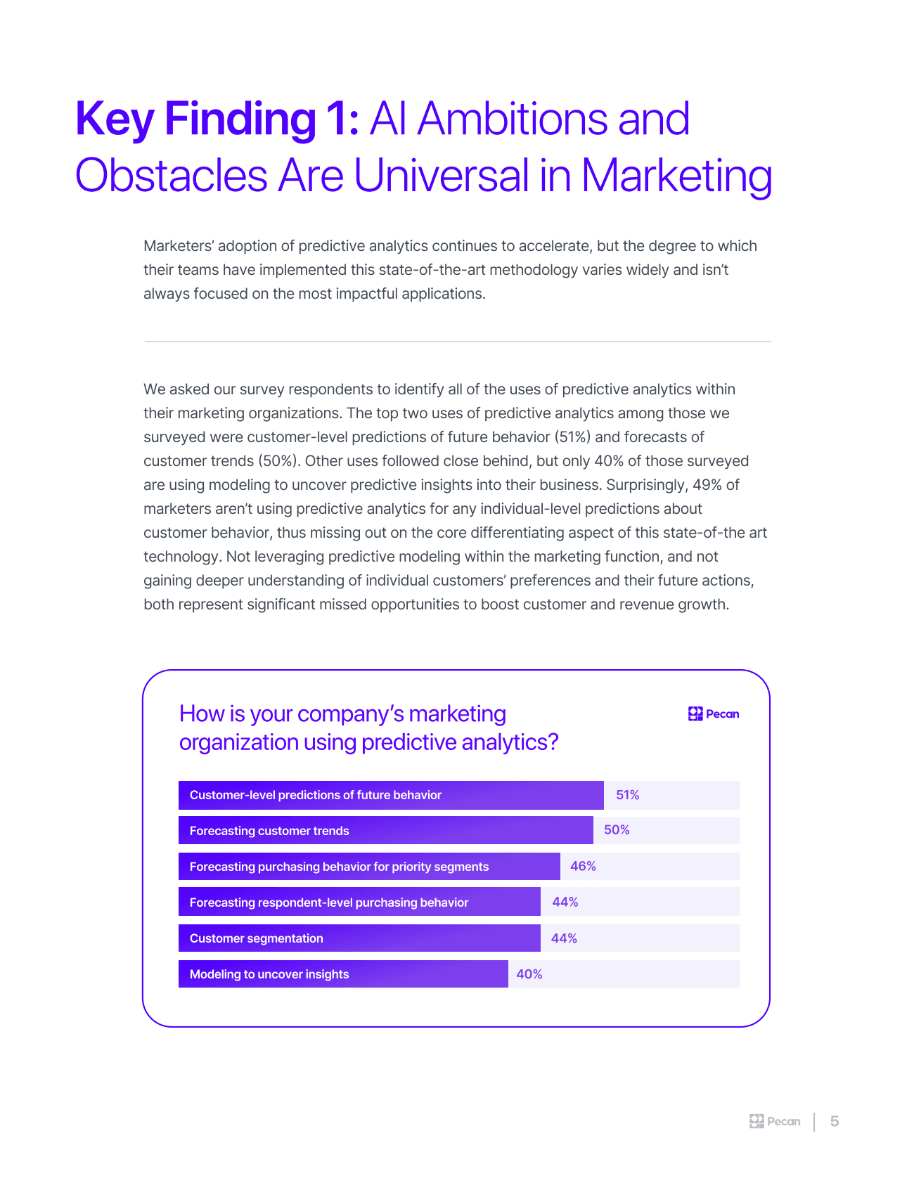 Pecan：2022年市场营销中的预测分析报告【英文版】 第5页