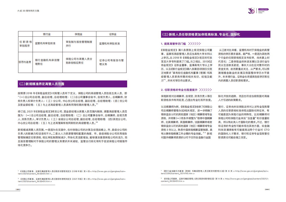 大成Dentons：金融合规政策解读 第6页