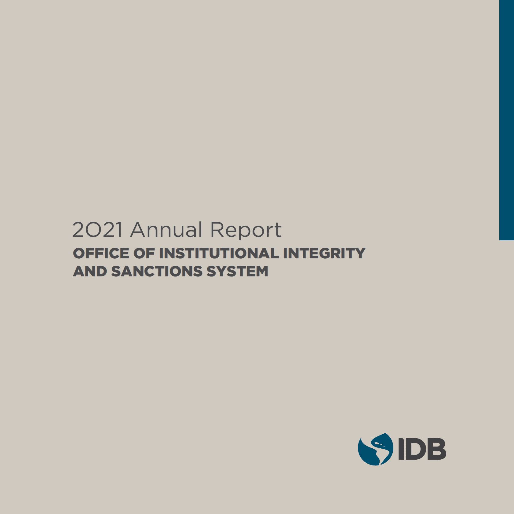 泛美开发银行：2021年机构诚信和制裁系统年度报告【英文版】 第3页